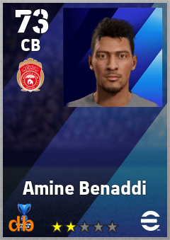 Amine Benaddi — CB, OVR 73, MAX 73