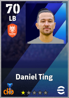 Daniel Ting — LB, OVR 70, MAX 70