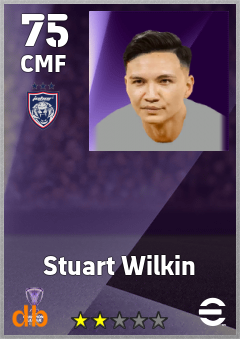 Stuart Wilkin — CMF, OVR 75, MAX 75