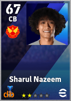 Sharul Nazeem eFootball player card