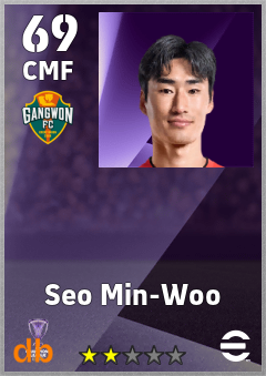 Seo Min-Woo — CMF, OVR 69, MAX 69