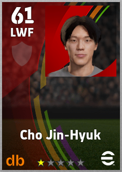 Cho Jin-Hyuk eFootball player card