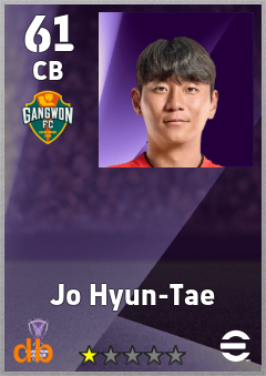 Jo Hyun-Tae eFootball player card