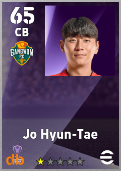 Jo Hyun-Tae — CB, OVR 65, MAX 65
