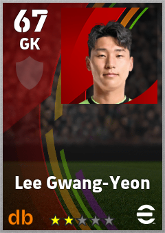 Lee Gwang-Yeon eFootball player card