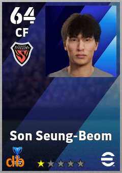 Son Seung-Beom — CF, OVR 64, MAX 64