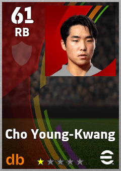 Cho Young-Kwang eFootball player card