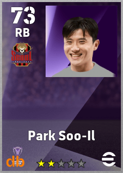 Park Soo-Il — RB, OVR 73, MAX 73