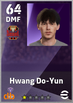 Hwang Do-Yun eFootball player card