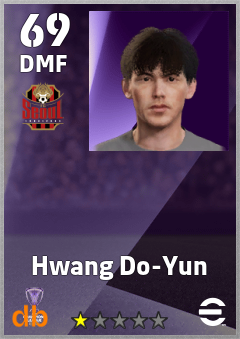 Hwang Do-Yun — DMF, OVR 69, MAX 69