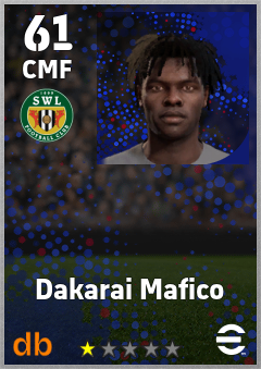 Dakarai Mafico — CMF, OVR 61, MAX 61