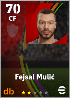 Fejsal Mulić eFootball player card