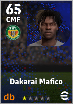 Dakarai Mafico — CMF, OVR 65, MAX 65