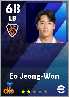 Eo Jeong-Won eFootball player card