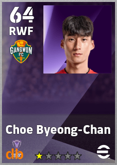 Choe Byeong-Chan eFootball player card