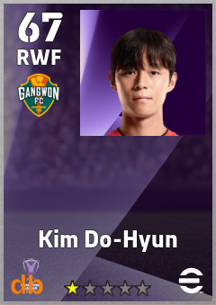 Kim Do-Hyun — RWF, OVR 67, MAX 67