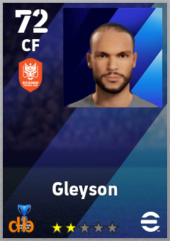 Gleyson — CF, OVR 72, MAX 72
