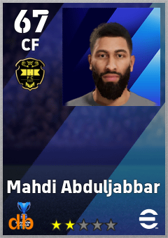 Mahdi Abduljabbar — CF, OVR 67, MAX 67