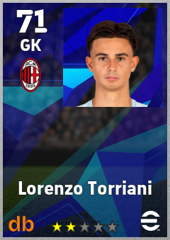 Lorenzo Torriani — GK, OVR 71, MAX 71
