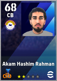 Akam Hashim Rahman eFootball player card