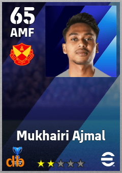 Mukhairi Ajmal eFootball player card
