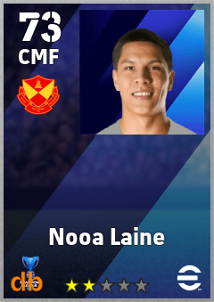 Nooa Laine — CMF, OVR 73, MAX 73