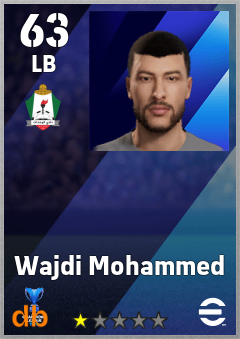 Wajdi Mohammed — LB, OVR 63, MAX 63