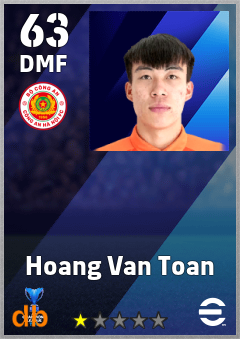 Hoang Van Toan eFootball player card
