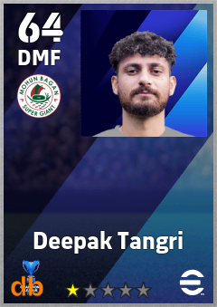 Deepak Tangri — DMF, OVR 64, MAX 64