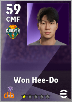 Won Hee-Do eFootball player card