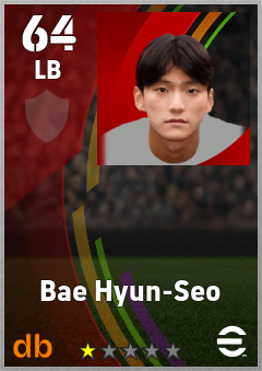 Bae Hyun-Seo — LB, OVR 64, MAX 64