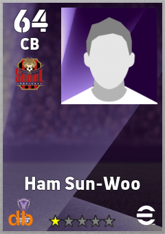Ham Sun-Woo — CB, OVR 64, MAX 64
