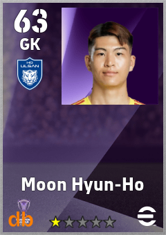 Moon Hyun-Ho — GK, OVR 63, MAX 63