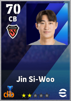 Jin Si-Woo — CB, OVR 70, MAX 70