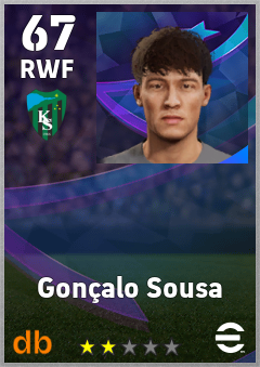 Gonçalo Sousa — RWF, OVR 67, MAX 67