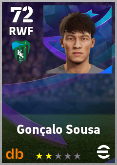 Gonçalo Sousa — RWF, OVR 72, MAX 72
