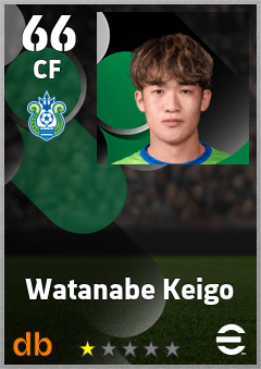 Watanabe Keigo — CF, OVR 66, MAX 66