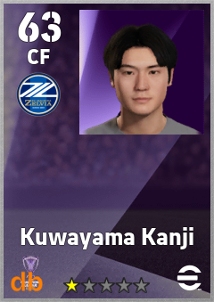 Kuwayama Kanji eFootball player card