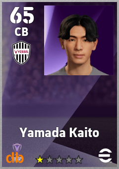 Yamada Kaito — CB, OVR 65, MAX 65