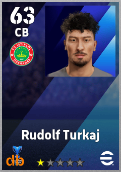 Rudolf Turkaj — CB, OVR 63, MAX 63