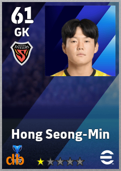 Hong Seong-Min — GK, OVR 61, MAX 61