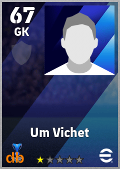 Um Vichet — GK, OVR 67, MAX 67