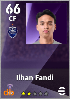 Ilhan Fandi — CF, OVR 66, MAX 66