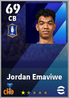 Jordan Emaviwe — CB, OVR 69, MAX 69