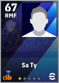 Sa Ty — RMF, OVR 67, MAX 67