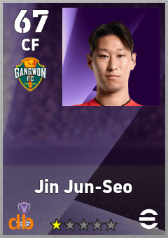 Jin Jun-Seo — CF, OVR 67, MAX 67
