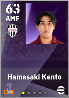 Hamasaki Kento eFootball player card