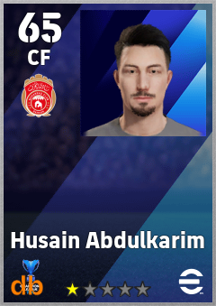 Husain Abdulkarim — CF, OVR 65, MAX 65