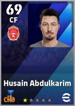 Husain Abdulkarim — CF, OVR 69, MAX 69
