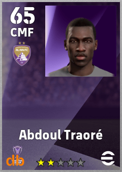 Abdoul Traoré — CMF, OVR 65, MAX 65